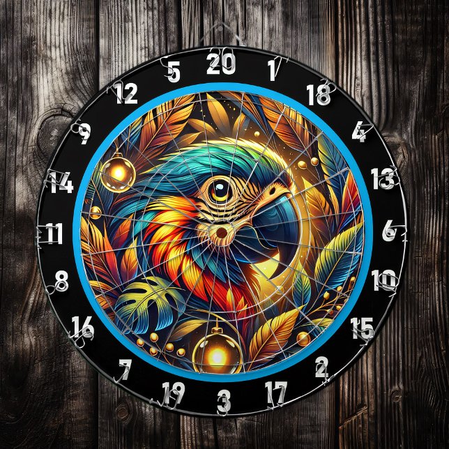 Exotic Parrot Dartboard für lebendige Zimmer Dartscheibe (Von Creator hochgeladen)