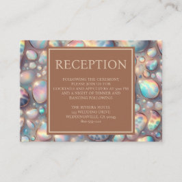 Exotic Posh Reception Details Enclosure Cards Begleitkarte