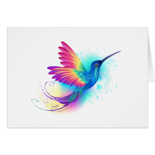 Exotic Rainbow Hummingbird (Vorderseite (Horizontal))