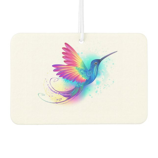 Exotic Rainbow Hummingbird Autolufterfrischer (Vorderseite)