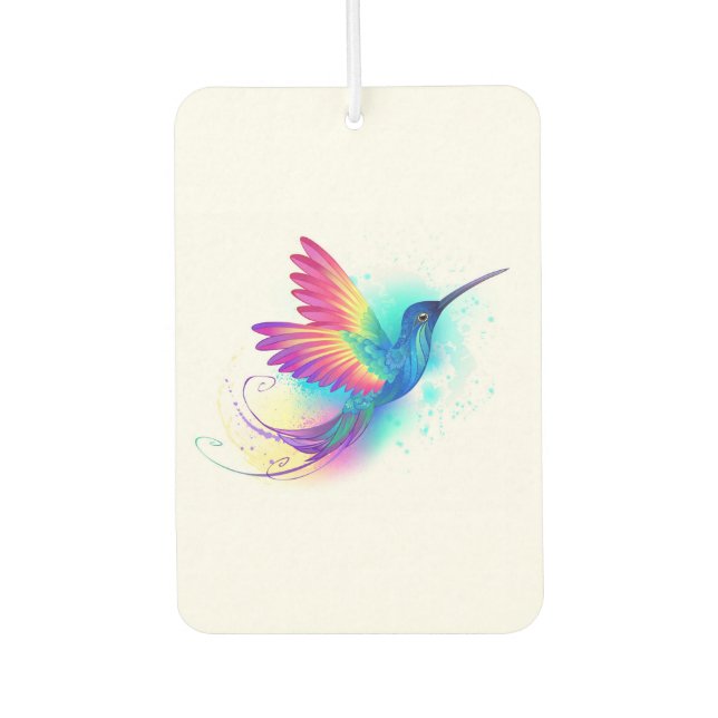 Exotic Rainbow Hummingbird Autolufterfrischer (Vorderseite)