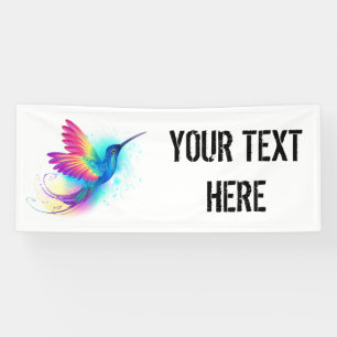 Exotic Rainbow Hummingbird Banner