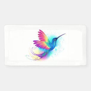Exotic Rainbow Hummingbird Banner