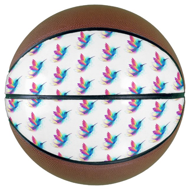 Exotic Rainbow Hummingbird Basketball (Vorderseite)