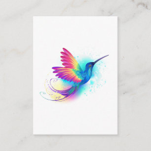 Exotic Rainbow Hummingbird Begleitkarte