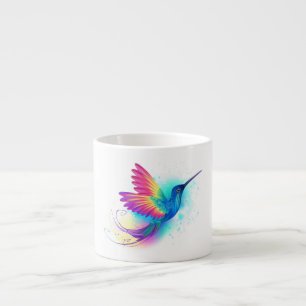Exotic Rainbow Hummingbird Espressotasse