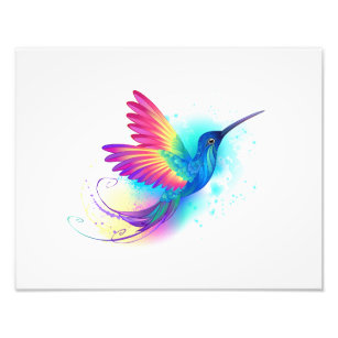 Exotic Rainbow Hummingbird Fotodruck