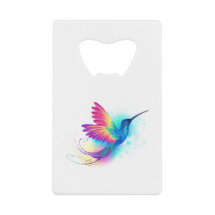 Exotic Rainbow Hummingbird Geldbeutel Flaschenöffner