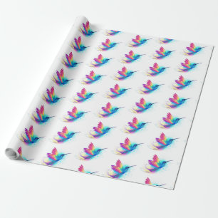 Exotic Rainbow Hummingbird Geschenkpapier
