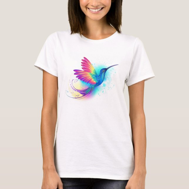 Exotic Rainbow Hummingbird T-Shirt (Vorderseite)