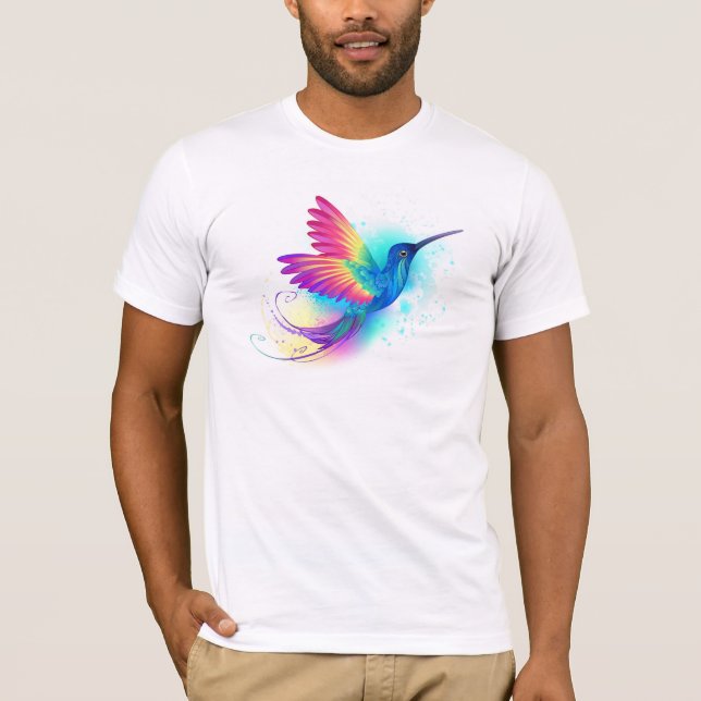 Exotic Rainbow Hummingbird T-Shirt (Vorderseite)
