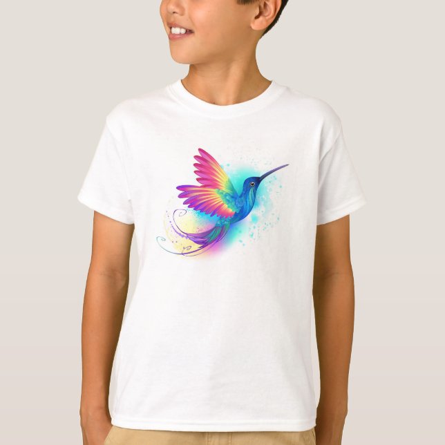Exotic Rainbow Hummingbird T-Shirt (Vorderseite)