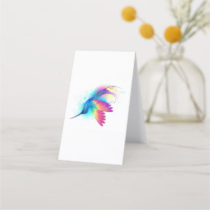 Exotic Rainbow Hummingbird Treuekarte