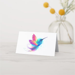 Exotic Rainbow Hummingbird Treuekarte
