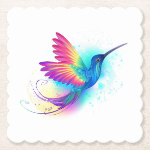 Exotic Rainbow Hummingbird Untersetzer