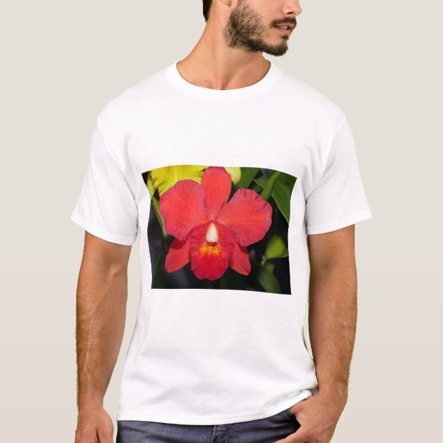 Exotic Red Orchid T-Shirt (Vorderseite)
