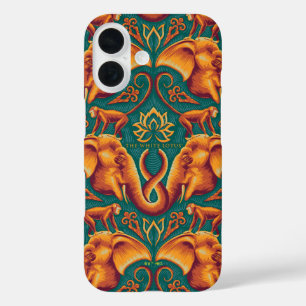 Exotic Safari TapestPattern - The White Lotus iPhone 16 Hülle
