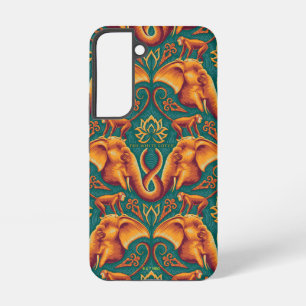 Exotic Safari TapestPattern - The White Lotus Samsung Galaxy Hülle