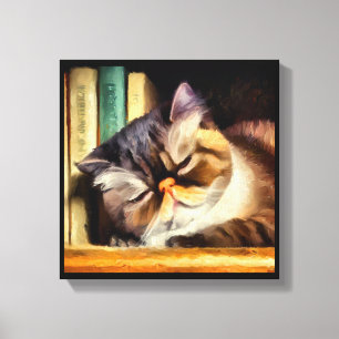 Exotic-Shorthair-Katze Leinwanddruck