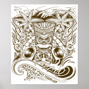 Exotic Tiki Island Podcast Poster