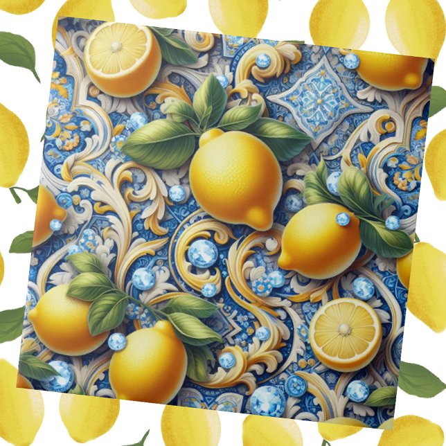 Exotic Tile Accents | Moroccan Mediterranean Lemon Fliese (Von Creator hochgeladen)