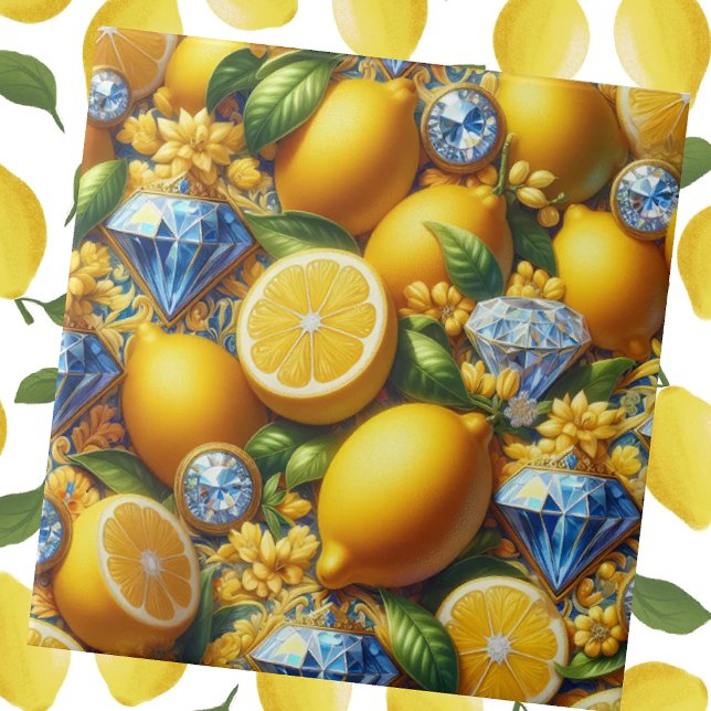 Exotic Tile Accents | Morrocan Mediterranean Lemon Fliese (Von Creator hochgeladen)