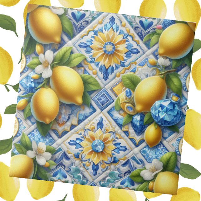 Exotic Tile Accents | Morrocan Mediterranean Lemon Fliese (Von Creator hochgeladen)