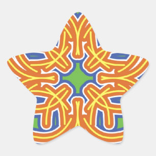 Exotic Tile Stern-Aufkleber