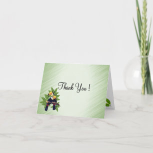 Exotic Toucans Vielen Dank, dass Sie im Inneren ve Dankeskarte