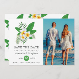 Exotic Tropical Beach Foto Hochzeit Save The Date