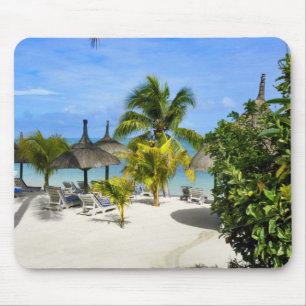 Exotic Tropical Beach Mousepad