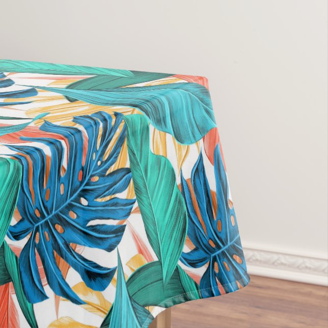 Exotic Tropical Blätter Tablecloth Tischdecke (Beispiel)