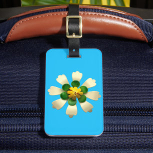 Exotic Tropical Blossom MOD Retro Blume Lotus Gepäckanhänger