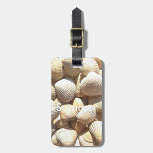 Exotic Tropical Sea Muschel Summer Beach Fotografi Gepäckanhänger
