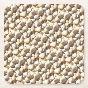 Exotic Tropical Sea Muschel Summer Beach Fotografi Rechteckiger Pappuntersetzer