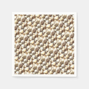 Exotic Tropical Sea Muschel Summer Beach Fotografi Serviette