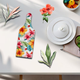 Exotic Watercolor Hawaiian Schneidebrett