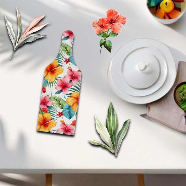 Exotic Watercolor Hawaiian Schneidebrett (Von Creator hochgeladen)