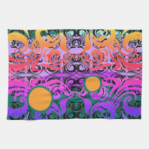 Exotische Alien Damask Handtuch