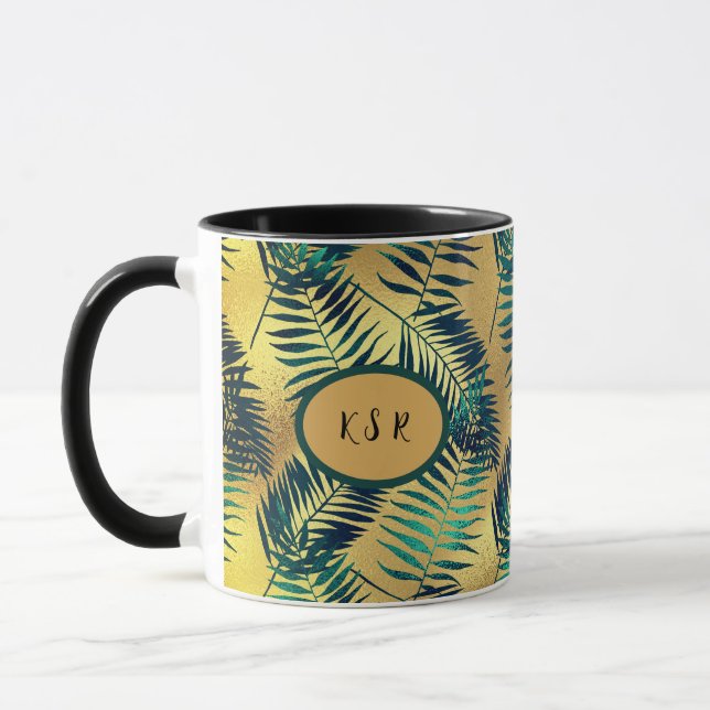 Exotische Blätter Tasse (Links)