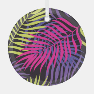 Exotische Blume: Flucht vor Jungle Pattern Ornament Aus Glas
