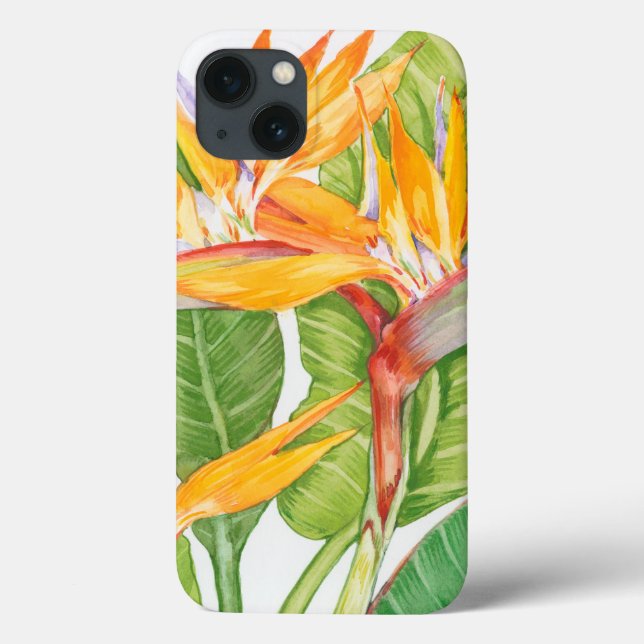 Exotische Blume Wasserfarbe Case-Mate iPhone Hülle (Rückseite)