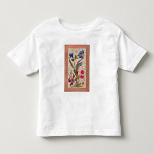 Exotische Blumen mit Insekten Kleinkind T-shirt