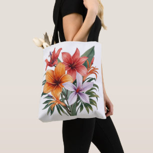 Exotische Blumen – Tropischer Tote-Bag