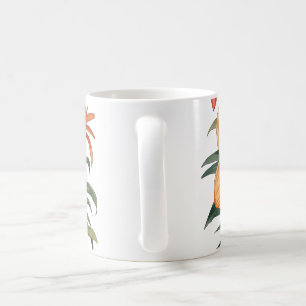 Exotische Blumen – Tropisches Mug-Bouquet Kaffeetasse