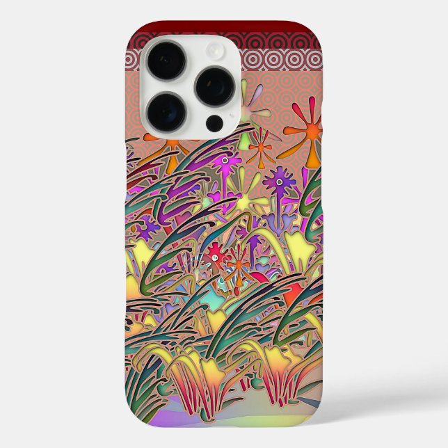 Exotische Blumengarten Case-Mate iPhone Hülle (Rückseite)
