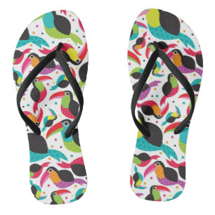 exotische brasilianische Vogelwelt Flip Flops