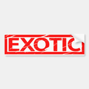 Exotische Briefmarke Autoaufkleber