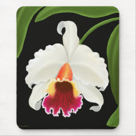 Exotische Cattleya Orchideen-Blume Mousepad