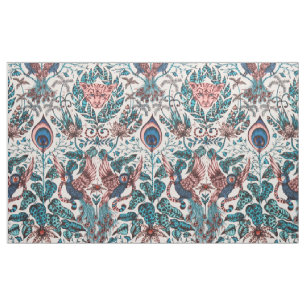 Exotische Chinoiserie  Dschungeltiergewebe Stoff